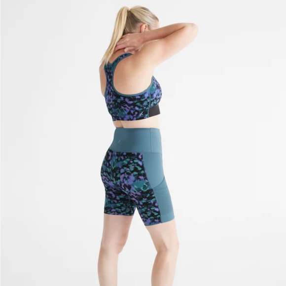 Knix Momenta Racerback Sports Bra - GALACTICA - Picture 4 of 8